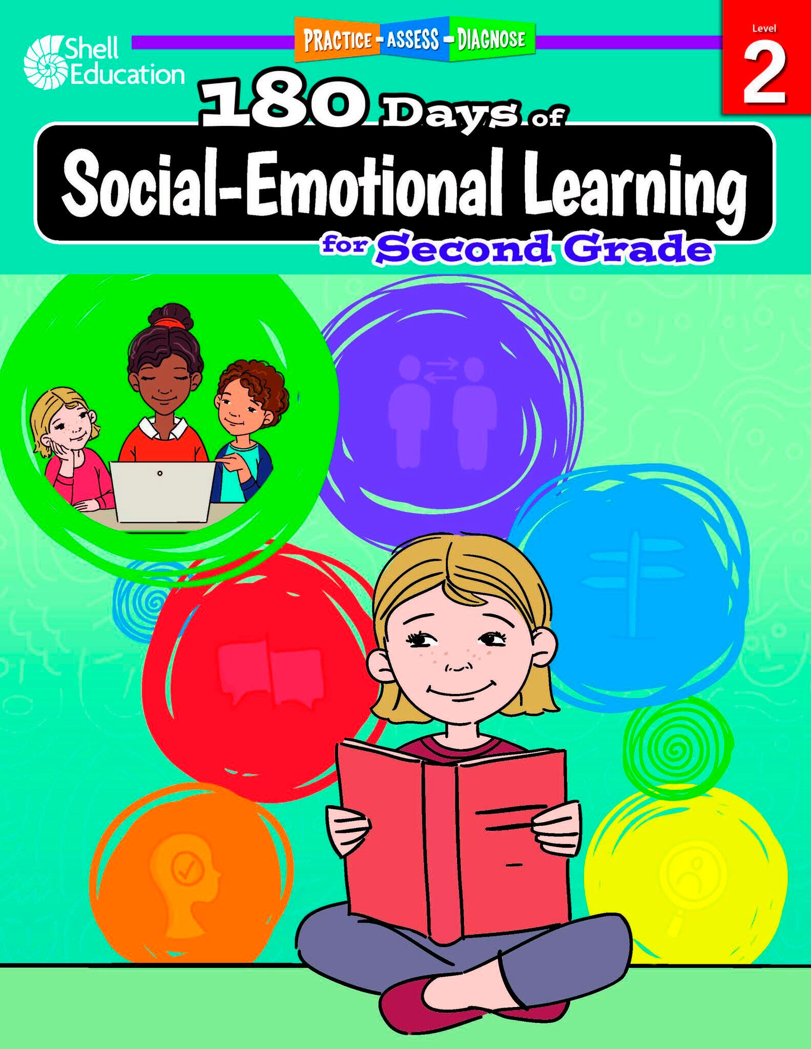 Shell Education 180 Days of Social-Emotional Learning, Second Grade, Item Number 2089436